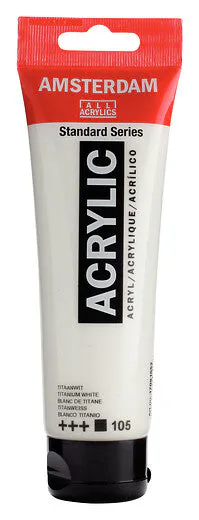 Amsterdam Standard Series Acrylfarbe 120 ml Titanweiss